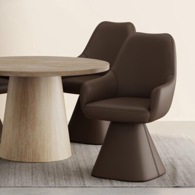 Alternative view of Caprese Dining Chair in Brown