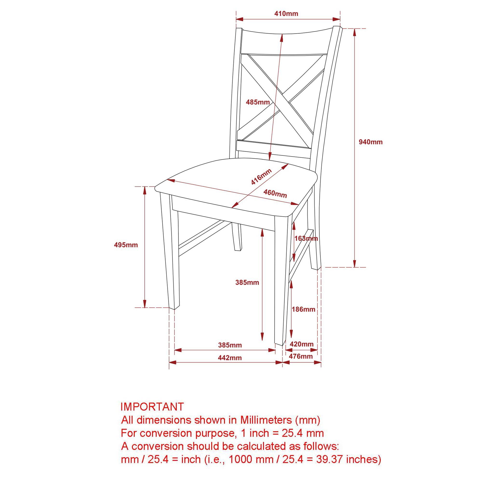 Lance Dining Chair, Set of 2 in Walnut - Image 8