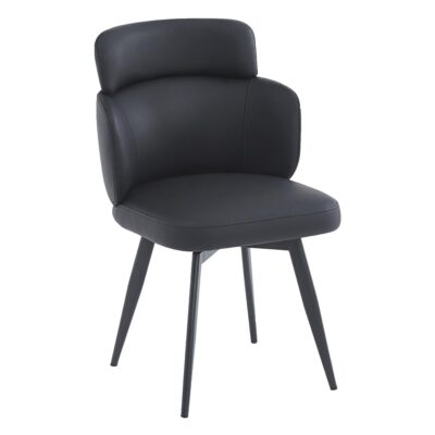 Razzo Dining Chair, Set of 4 in Black and Black