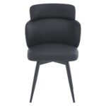 Razzo Dining Chair, Set of 4 in Black and Black - Image 5
