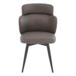 Razzo Dining Chair, Set of 4 in Stone and Black - Image 5