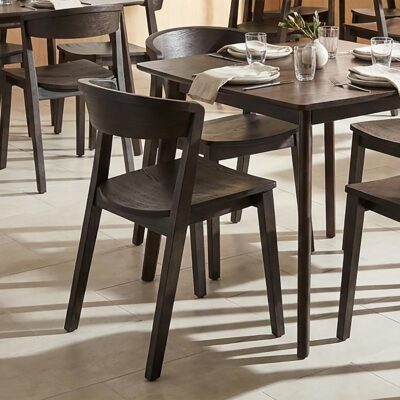 Alternative view of Nicco Dining/Lounge Chair, Set of 2 in Mocha