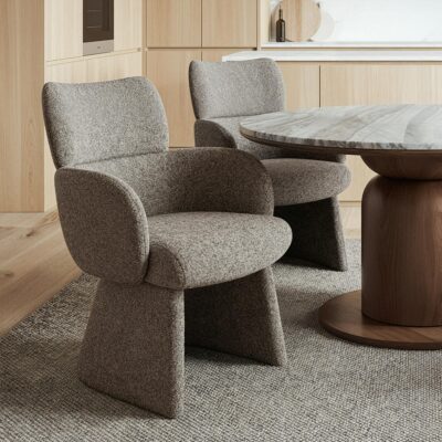 Alternative view of Titani Dining/Lounge Chair in Brown