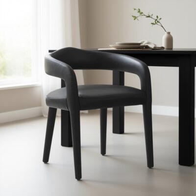 Alternative view of Caden Dining/Lounge Chair, Set of 2 in Charcoal