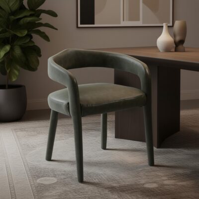 Alternative view of Caden Dining/Lounge Chair, Set of 2 in Moss