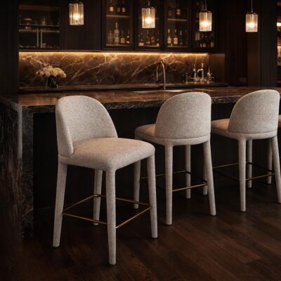 Alternative view of Kiara 26" Counter Stool, Set of 2 in Beige