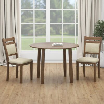 Conrad 3pc Dining Set in Walnut