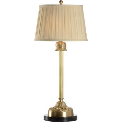 The Breakers Brass Column Lamp