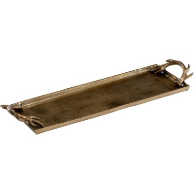 Diana Rectangular Tray - Brass