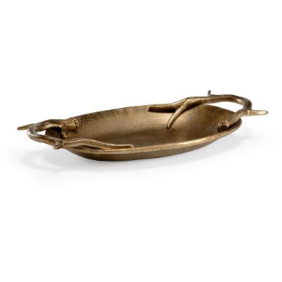 Diana Oval Tray - Brass