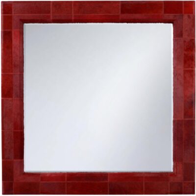 Taurus Wall Mirror - Red
