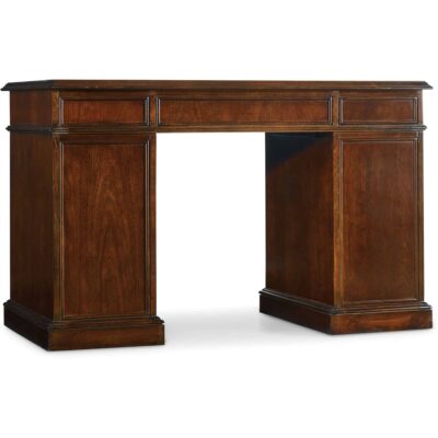 Alternative view of Cherry Knee-Hole Desk-Bow Front