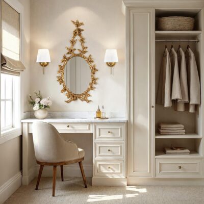 Alternative view of Oakmont Mirror - Gold