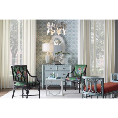 Alternative view of Lucius Mirror - White