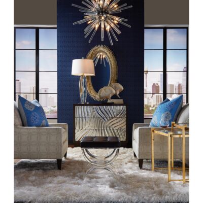 Alternative view of Lucius Mirror - Silver