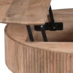Balark Round Lift-Top Coffee Table in Natural - Image 5