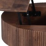 Balark Round Lift-Top Coffee Table in Walnut - Image 5