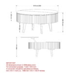 Balark Round Lift-Top Coffee Table in Walnut - Image 8