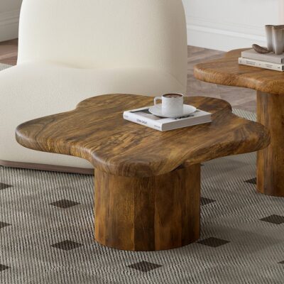 Alternative view of Mayal Small Coffee Table in Walnut