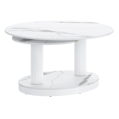 Elara Coffee Table in White