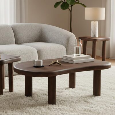 Alternative view of Zaloa Organic Coffee Table in Dark Walnut