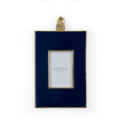 Navy Enamel Wall Frame (Lg)