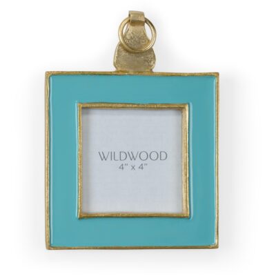 Aqua Enamel Wall Frame (Sm)