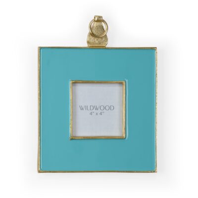 Aqua Enamel Wall Frame (Med)