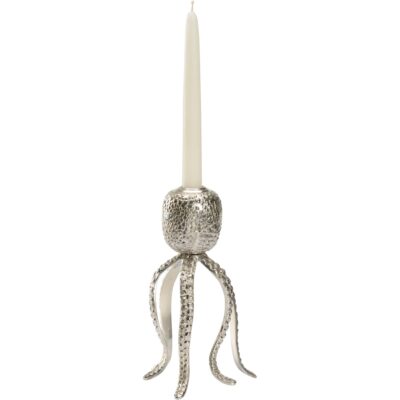 Pacific Octopus Candleholder - Nickel
