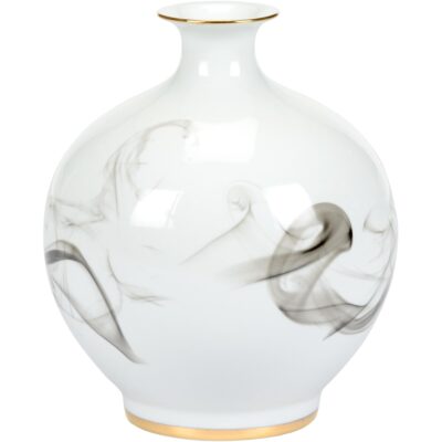 Alternative view of White Cinder And Smoke Vase (Sm)