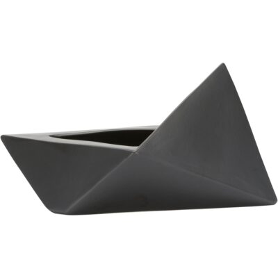 Alternative view of Origami Vase - Kuro