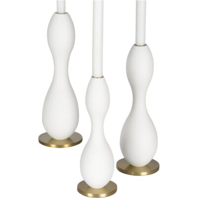 Alternative view of Brunswick Candleholders S/3
