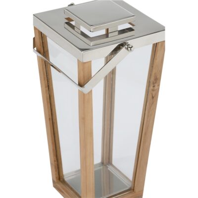 Alternative view of Lanai Teak and Glass Hurricane - MD