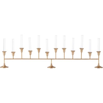 Alternative view of Sherwood Bud Vase - Antique Brass