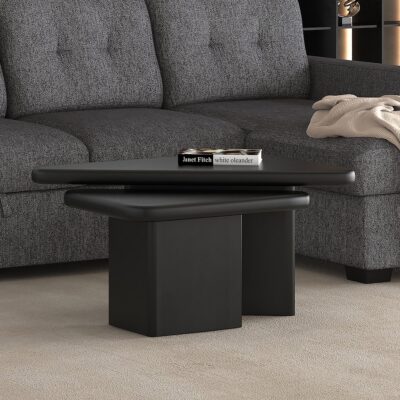 Alternative view of Draco 2pc Coffee Table Set in Black