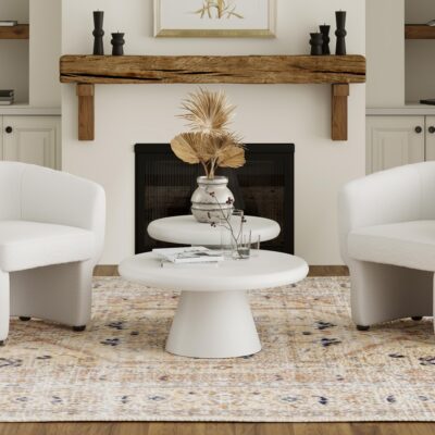 Alternative view of Galio 2pc Coffee Table set in White