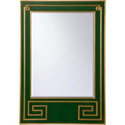 Greek Hall Mirror - Dark Green
