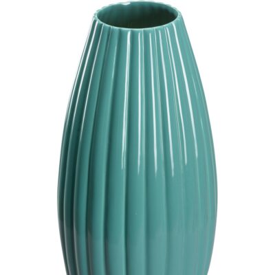 Alternative view of Aubrey Vase - Teal (Tall)