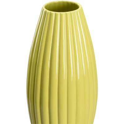 Alternative view of Aubrey Vase - Chartreuse (Tall)