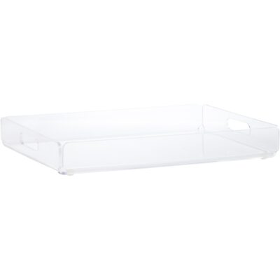 Corner Cut Acrylic Tray