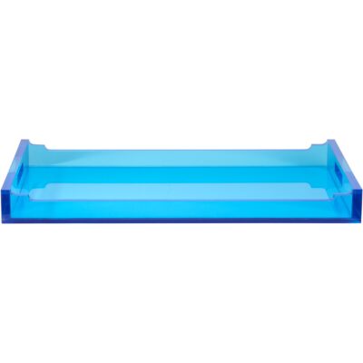 Alternative view of Charles Acrylic Tray - Blue