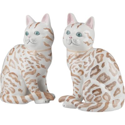 Alternative view of Coco Cat Statues - Pair