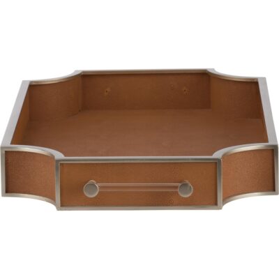 Alternative view of Shagreen Tray - Brown