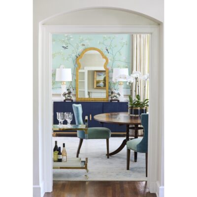 Alternative view of Jagger Mirror - Gold