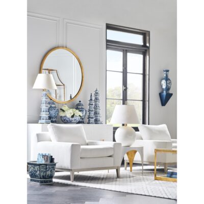 Alternative view of Large Round Mirror - Gold