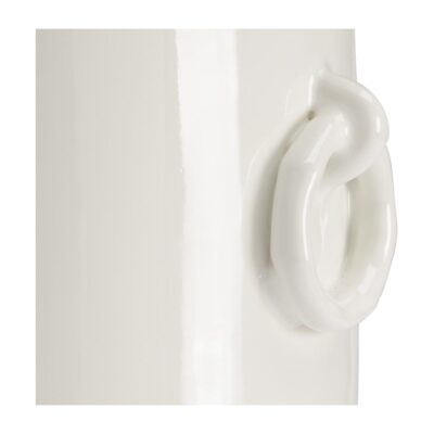 Alternative view of Ring Vase - White
