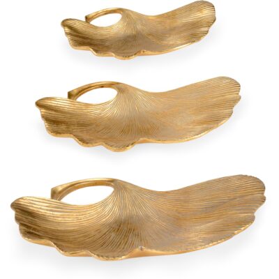 Lotus Leaf Trays - Gold (S3)