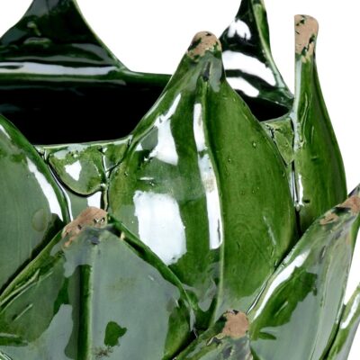 Alternative view of Green Leaf Vase