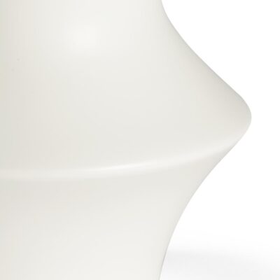 Alternative view of Osaka Vase - White