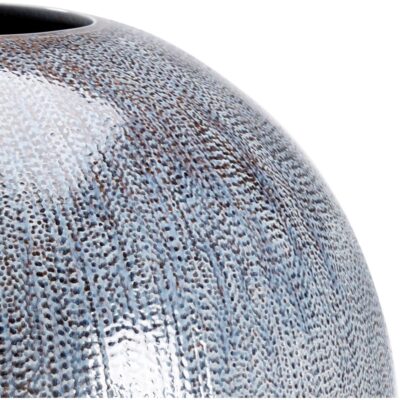 Alternative view of Round Granger Vase - Blue